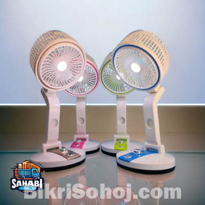 LR Rechargeable Fan with Light